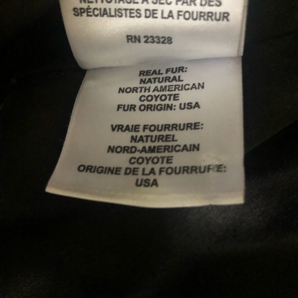 Pendleton Lambswool Coat with Coyote Fur Hood - Picture 5 of 6